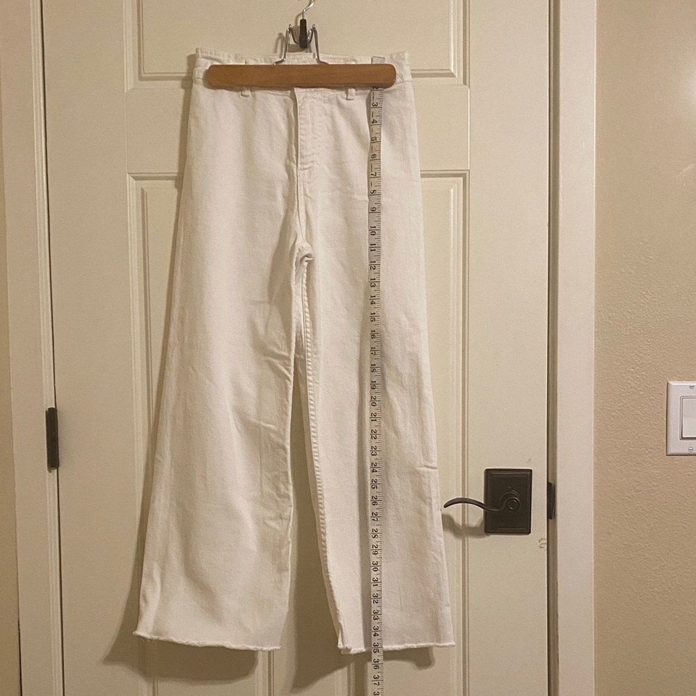 Zara Marine White Jeans
